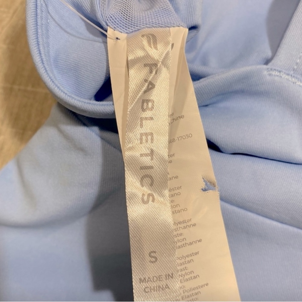 💫NWT Fabletics Women’s Boost Performance Sleevess Dress in Light Blue s - Picture 13 of 13